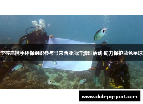 李梓嘉携手环保组织参与马来西亚海洋清理活动 助力保护蓝色星球 李梓嘉携手环保组织参与马来西亚海洋清理活动 助力保护蓝色星球