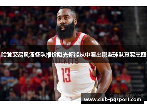 哈登交易风波各队报价曝光你能从中看出哪些球队真实意图