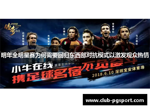 明年全明星赛为何需要回归东西部对抗模式以激发观众热情